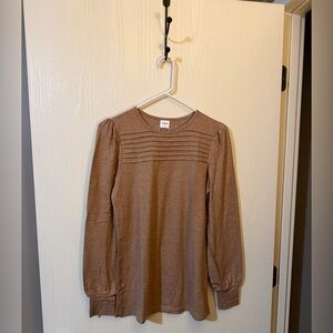 Women’s Brown Long Sleeve Top Size Small NWT